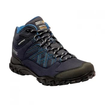 Regatta Lady Edgepoint Mid Waterproof & Breathable Boots - Navy/Petrol