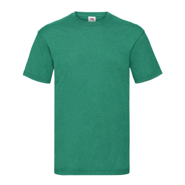 Fruit Of The Loom Fruit of the Loom Men Valueweight Heather T-Shirt in Green Size: large Green L Male 5063574135740