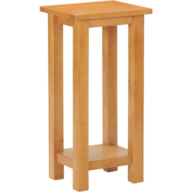 VIDAXL Side Table 27x24x55cm Solid Oak Wood Vidaxl 8720286006870