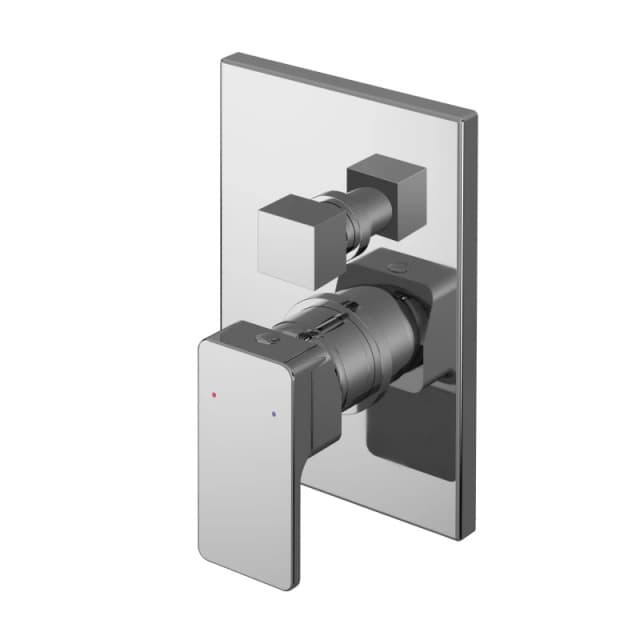 Balterley Concealed Manual Shower Valve with Diverter 2 Outlets Chrome Silver