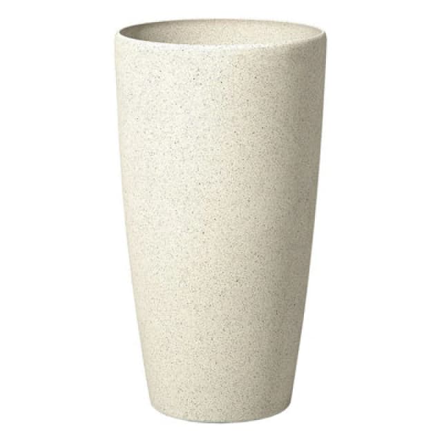 Beliani Plant Pot Abdera 31cm Light Beige