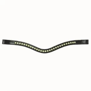 Hy Curved Diamante Browband - Opague