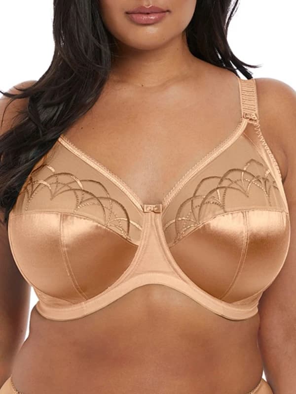 Elomi Womens Cate Underwired Bra in Nude Size: 36G Nude Female 36G