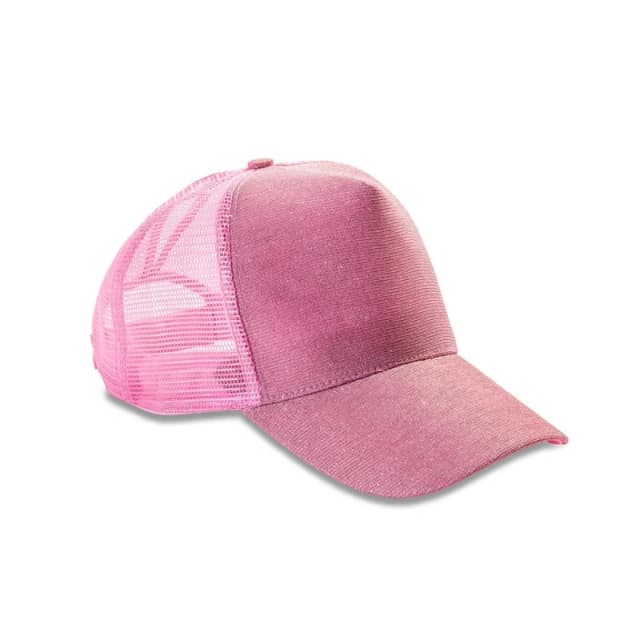 Result Men Result Core Sparkle Cap in Baby Pink Baby Pink One Size Male 5059444585968