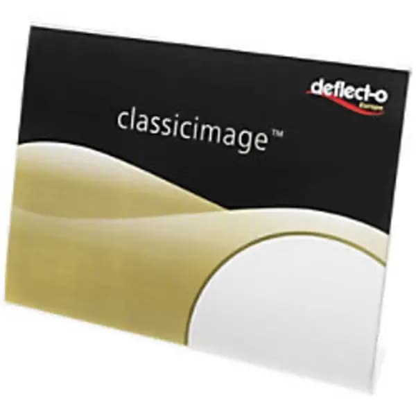 Deflecto Deflecto A3 Landscape Slanted Literature Dsiplay Sign Holder Crystal Clear - 47611 47611