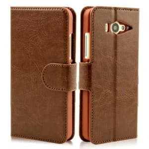 Generic Galaxy S7 Folding Case - Brown