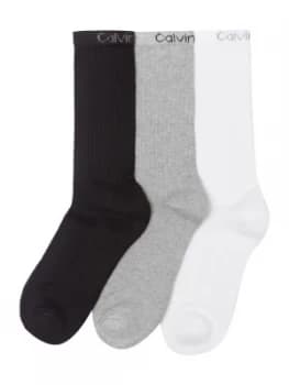 Mens Calvin Klein 3 pack sport socks Multi Coloured
