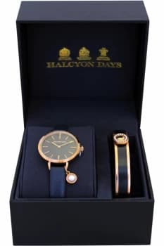 Agama Gift Set Pearl Charm Watch & Sparkle Bangle