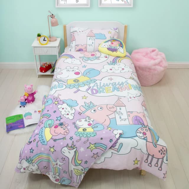 Peppa Pig Bedtime Single Duvet Multicolour unisex One Size