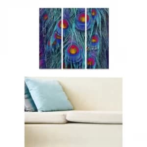 MDF142339279 Multicolor Decorative MDF Painting (3 Pieces)
