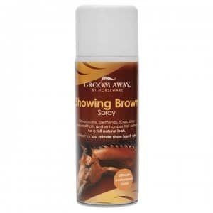 Groom Away Showing Brown Spray - Brown
