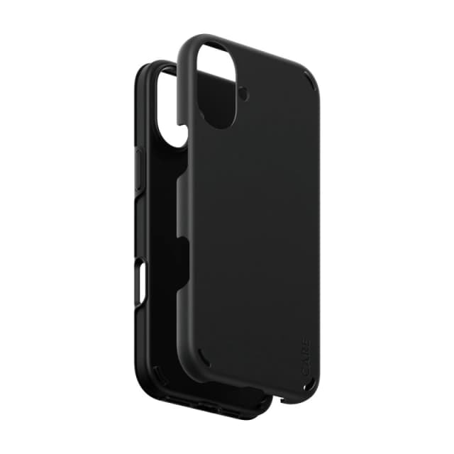 PanzerGlass CARE by Double Defense Case Black iPhone 16 Plus