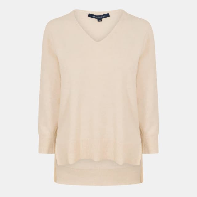 French Connection Ebba Vhari Jumper - Cream Cream 8