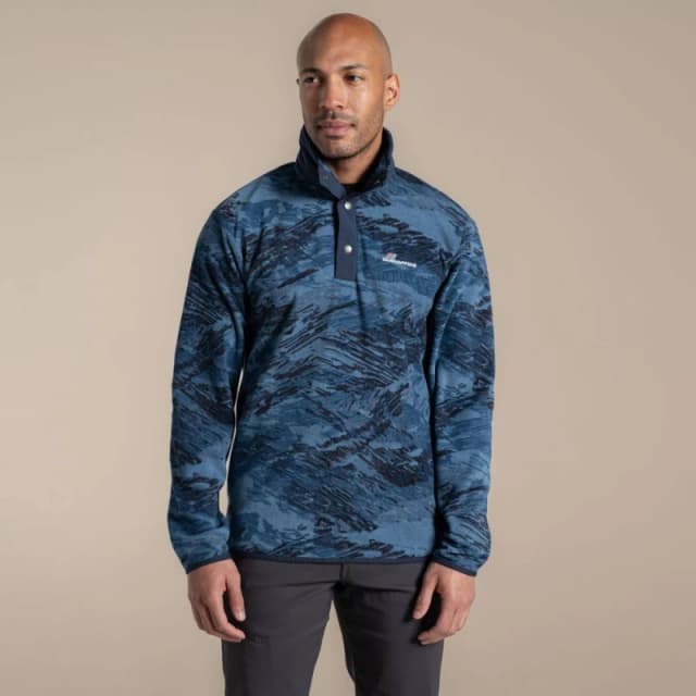 Craghoppers Mens Dewlish Overhead Insulating Active Overhead Fleece in Blue Size: Medium Blue Male M