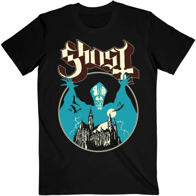 Ghost Mens Opus T-Shirt in Black Size: Medium Black Male M