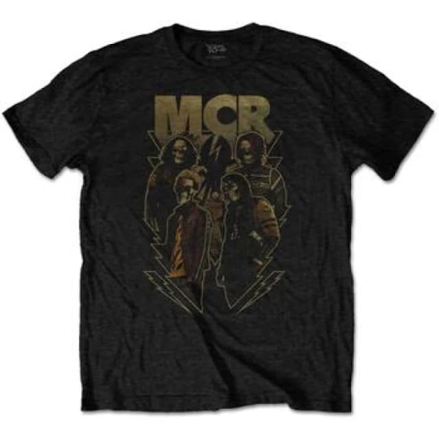 My Chemical Romance My Chemical Romance Men Appetite For Danger T-Shirt in Black Size: Small Black S Male 5063300158005