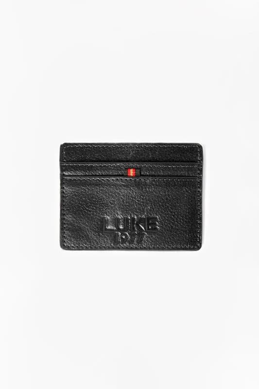 Luke 1977 Milled Card Holder Black