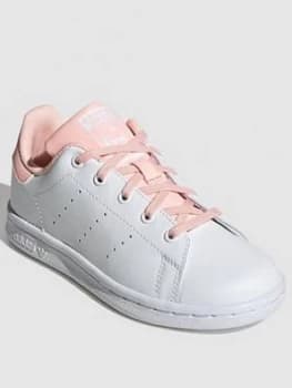 Adidas Originals Stan Smith Childrens Trainers - White/Pink
