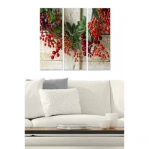 MDF337166225 Multicolor Decorative MDF Painting (3 Pieces)