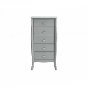Steens Baroque Narrow Chest of Drawers, Grey