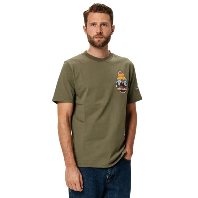 Holubar T-Shirt Holubar Creek JJ20 Vert Male XS SS21M026