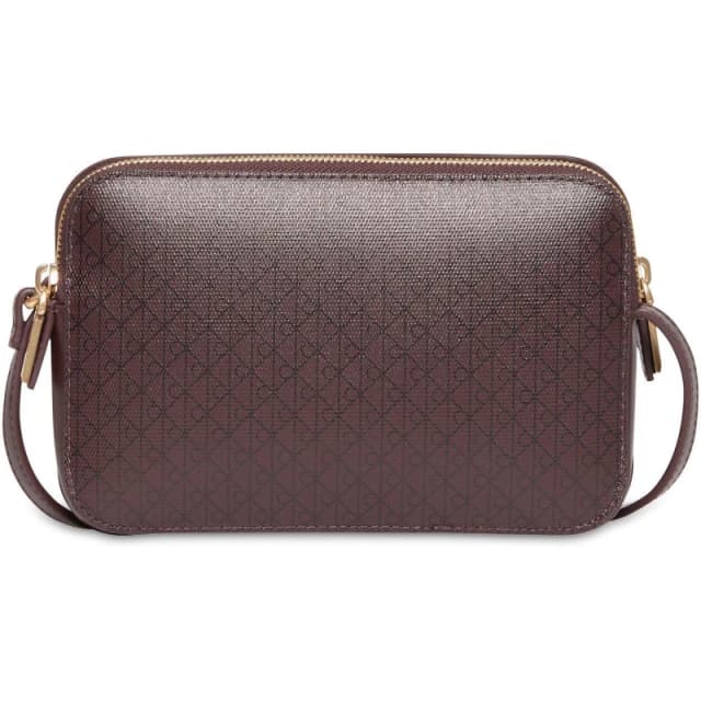 Calvin Klein Womens All Over Print Camera Bag FUDGE AOP female One Size