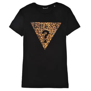 Guess J1RI27-K9MV0-P954 Girls Childrens T shirt in Black - Sizes 8 ans,12 ans,14 ans,16 ans