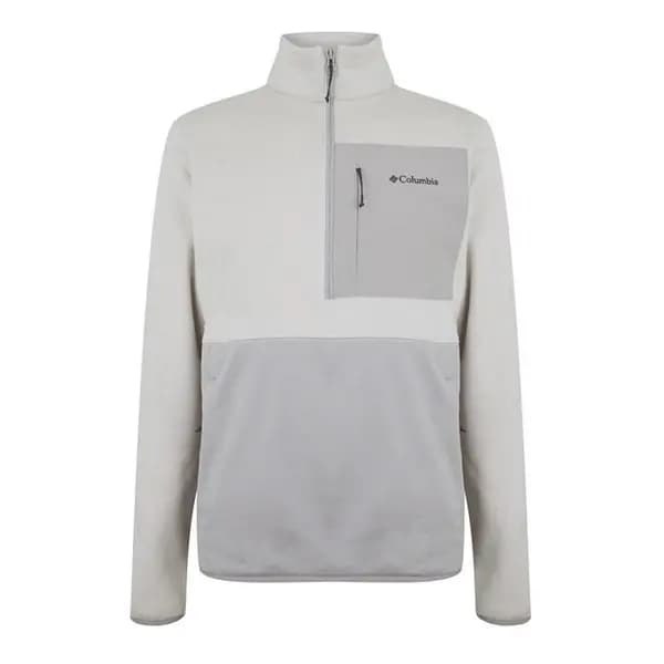 Columbia Hike Hz Flc Sn43 1/4 Zip Fleece Tops Small Grey 44324702350