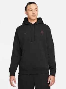 Nike LFC NSW Mens Club Pullover Hoodie - Black, Size L, Men