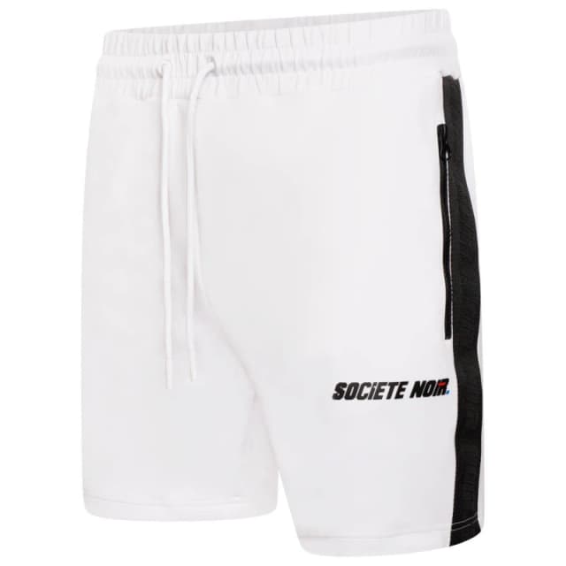 Societe Noir Nyon Fleece Jogger Shorts White male Medium
