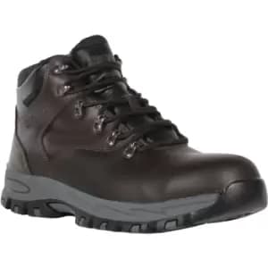 Regatta Mens Gritstone Leather Safety Boots (11 UK) (Peat) - Peat