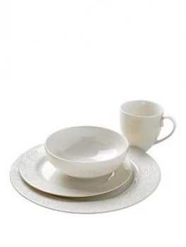 Monsoon Denby Lucille Gold 16 Piece Dinner Set