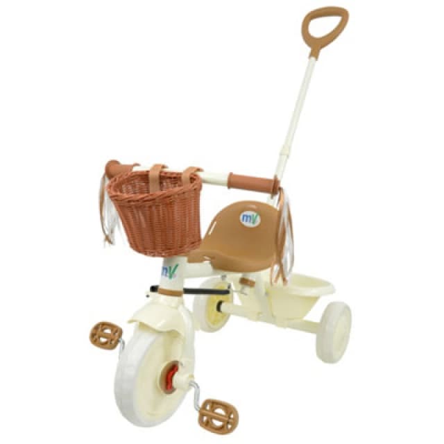 Move Steer Along Trike With Basket And Tassels, Multi M005375