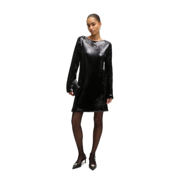 Boss Womens Emaxa Short Sleeve Polo Shirt Black female 8 (S)