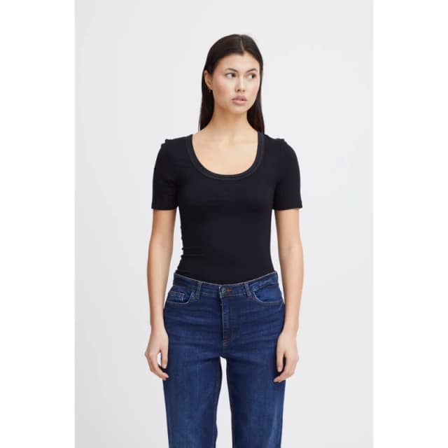 Ichi Womens T-Shirt Ichi Zola Noir Female M