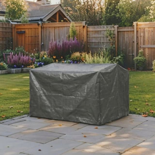 Home Source Duracover Heavy Duty Xl 122Cm Pe Waterproof Outdoor Bbq Grill Protective Cover