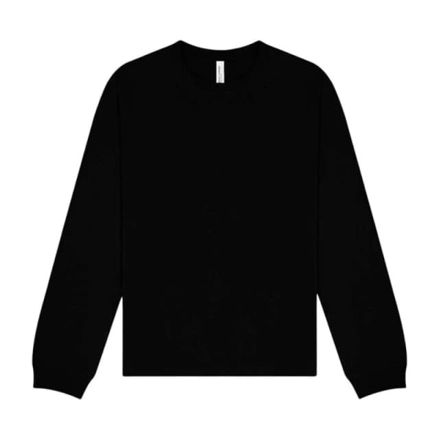Bella + Canvas Mens Heavyweight Long-Sleeved T-Shirt XS in Black Male XS