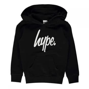 Hype Script Over The Head Hoodie - Black