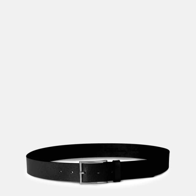 Hugo Gisport Belt Leather Belt 30R (80cm) Black 71983803080