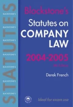 Company Law 2004/2005 by Derek French Book