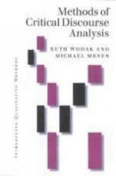 Methods of Critical Discourse Analysis by Ruth Wodak Paperback