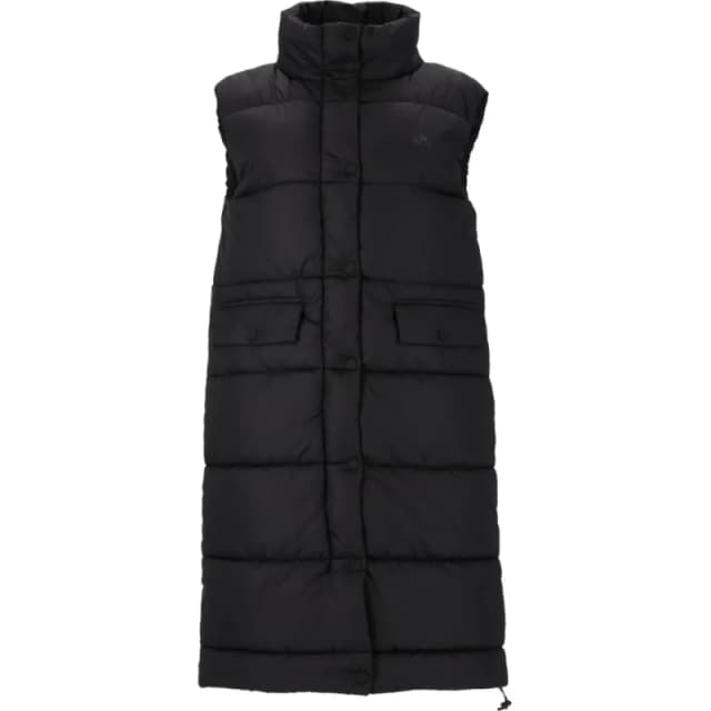 Whistler Womens Whistler Amaretto Long Puffer Vest Noir Female 36