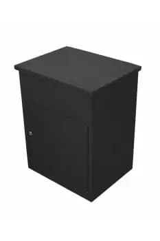 Black Parcel Post Box