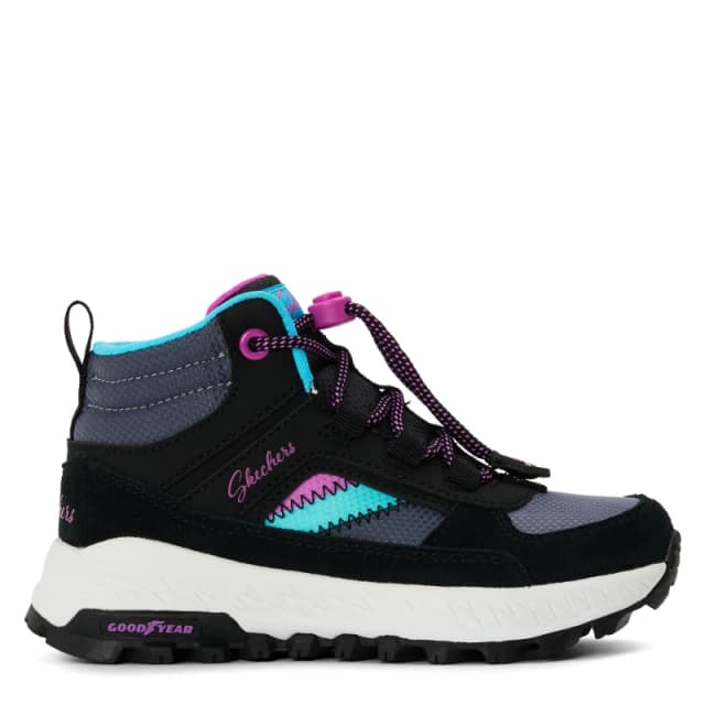 Skechers Unisex Kids Fusetread Seasonal Walking Shoes Black/Multi unisex C10 (27.5)