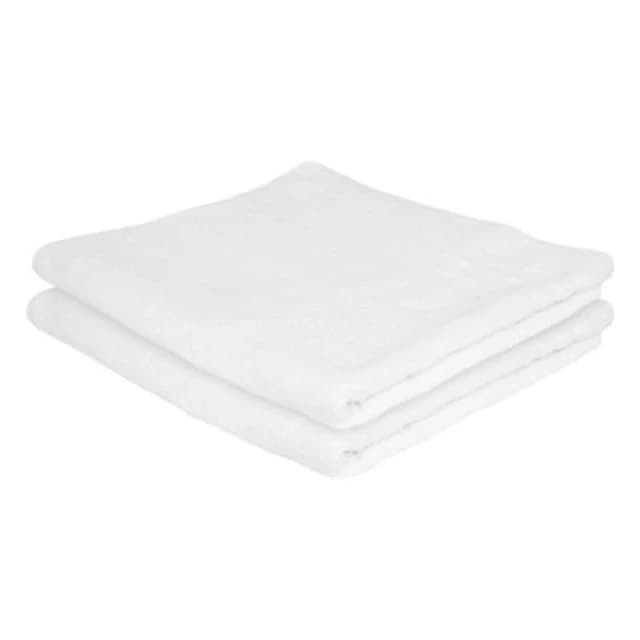Nicola Spring Cotton Bath Sheets - 160Cm X 90Cm - White - Pack Of 2