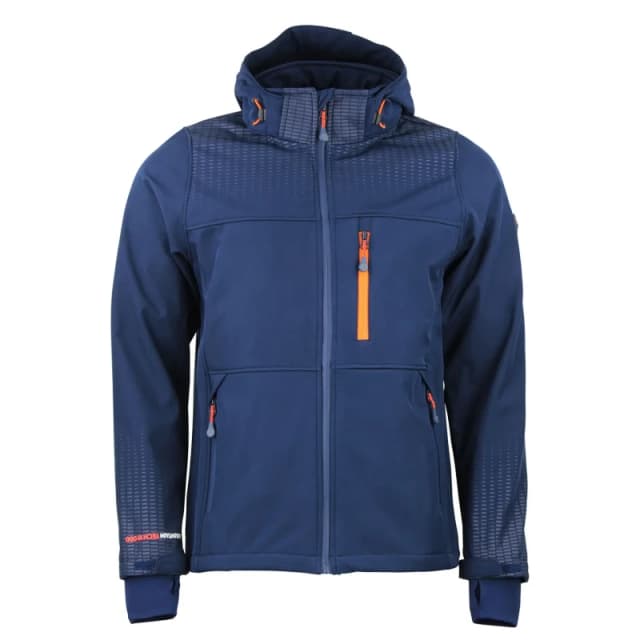 Softshell hooded jacket Peak Mountain Cabra Bleu Male M