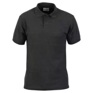 Absolute Apparel Mens Precision Polo (4XL) (Charcoal)