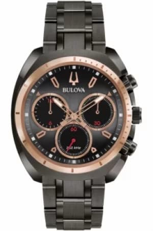 Mens Bulova Sport CURV Chronograph Watch 98A158