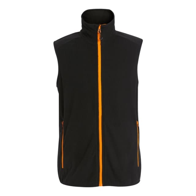 Regatta Professional Mens Fleece Gilet in Orange Size: Small Orange Male S