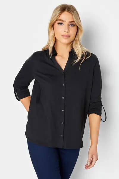 M&Co Cotton Shirt Black
